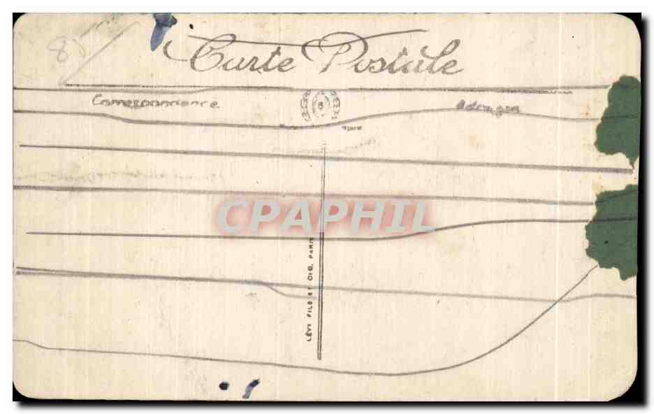 Les Sables-d'Olonne — Nos Sublaises montent à Bourrin — éditeur Lévy Frères, Paris — Rückseite
