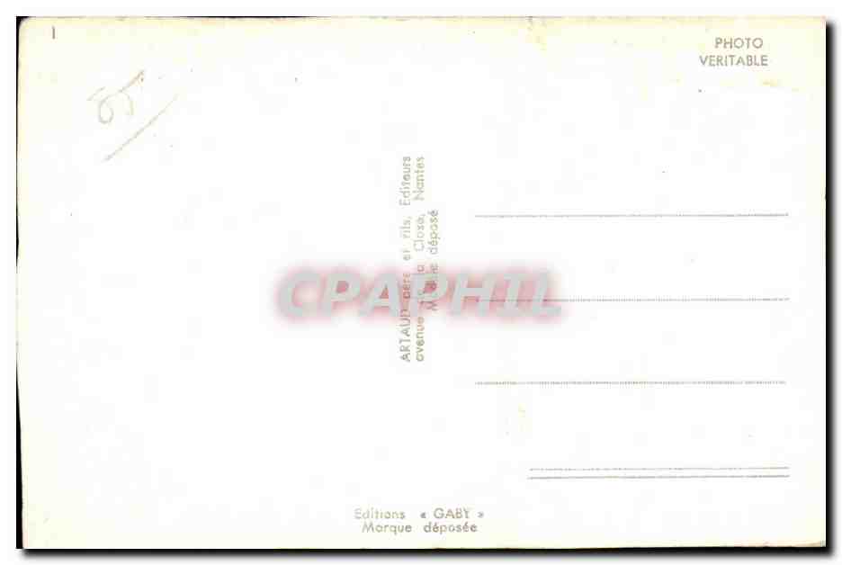 CPA Les sables d Olonne Coiffe Costume — Verso