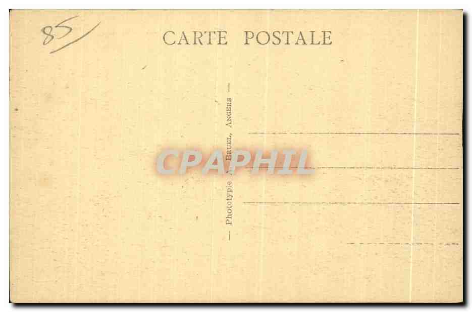CPA Les sables d Olonne sablaise attendant le retour du pecheur — Rückseite