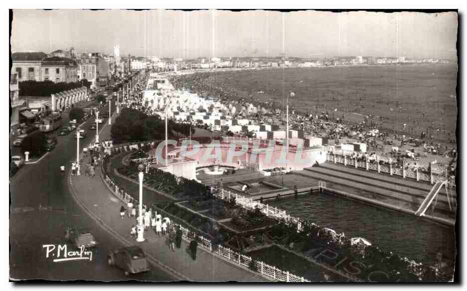 Les Sables d'Olonne — Der Strand — Editions P. Marlin, Nr. 128