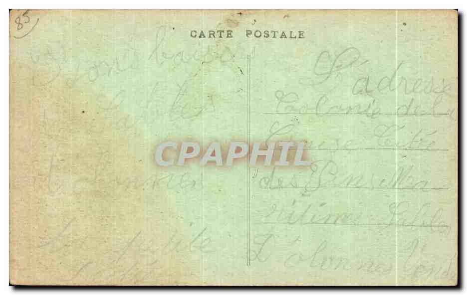 LES SABLES-D'OLONNE - Entrée du Port — Édition des Nouvelles Galeries, n°136 — Rückseite