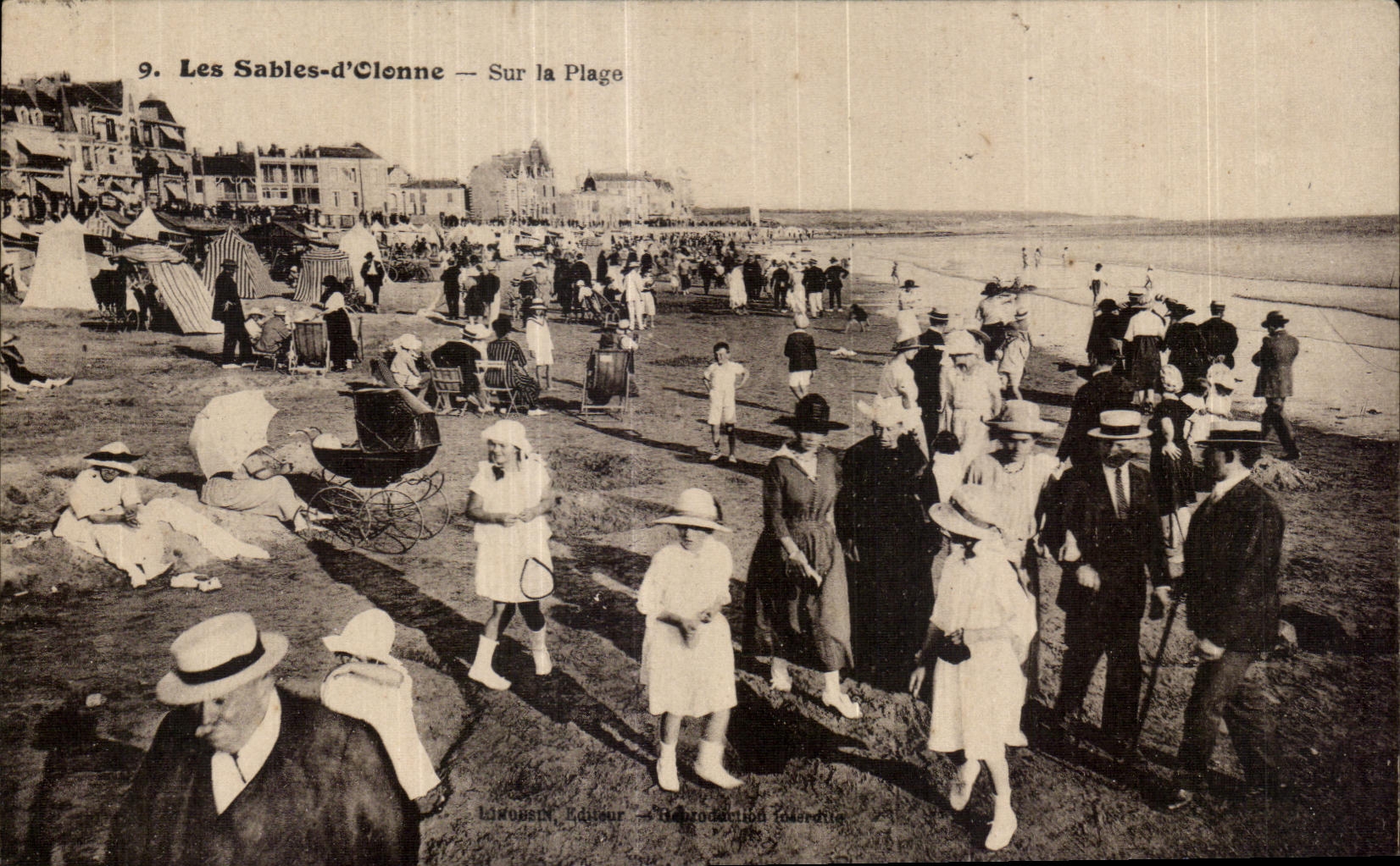 Les Sables-d'Olonne — Auf der Strand — IdMoussen, Verlag — Reproduktion genehmigt