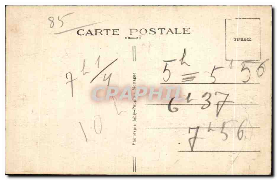 CPA Les sables dOlonne trois jolies sablaises Coiffe costume Folklore — Rückseite