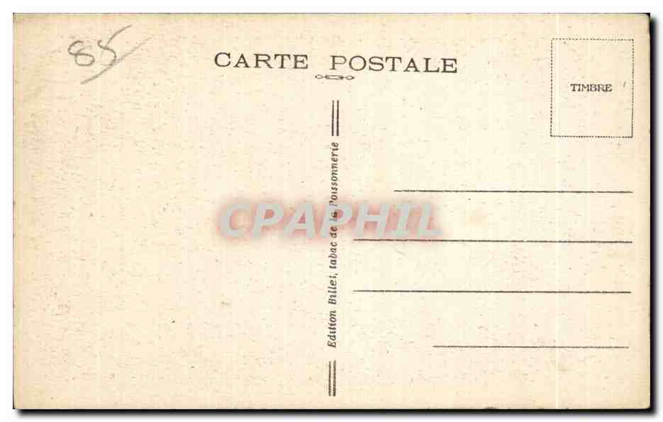 CPA Les sables d Olonne sablaises Coiffe costume Folklore — Verso