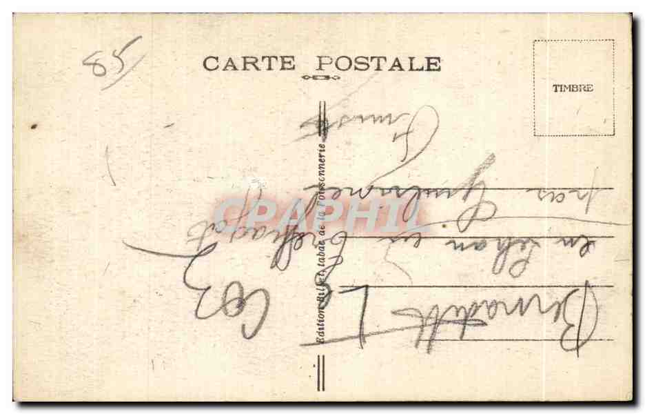 Les Sables-d'Olonne — La Jolie Sablaise — Éditions de la Tancennerie, n°106 — Rückseite