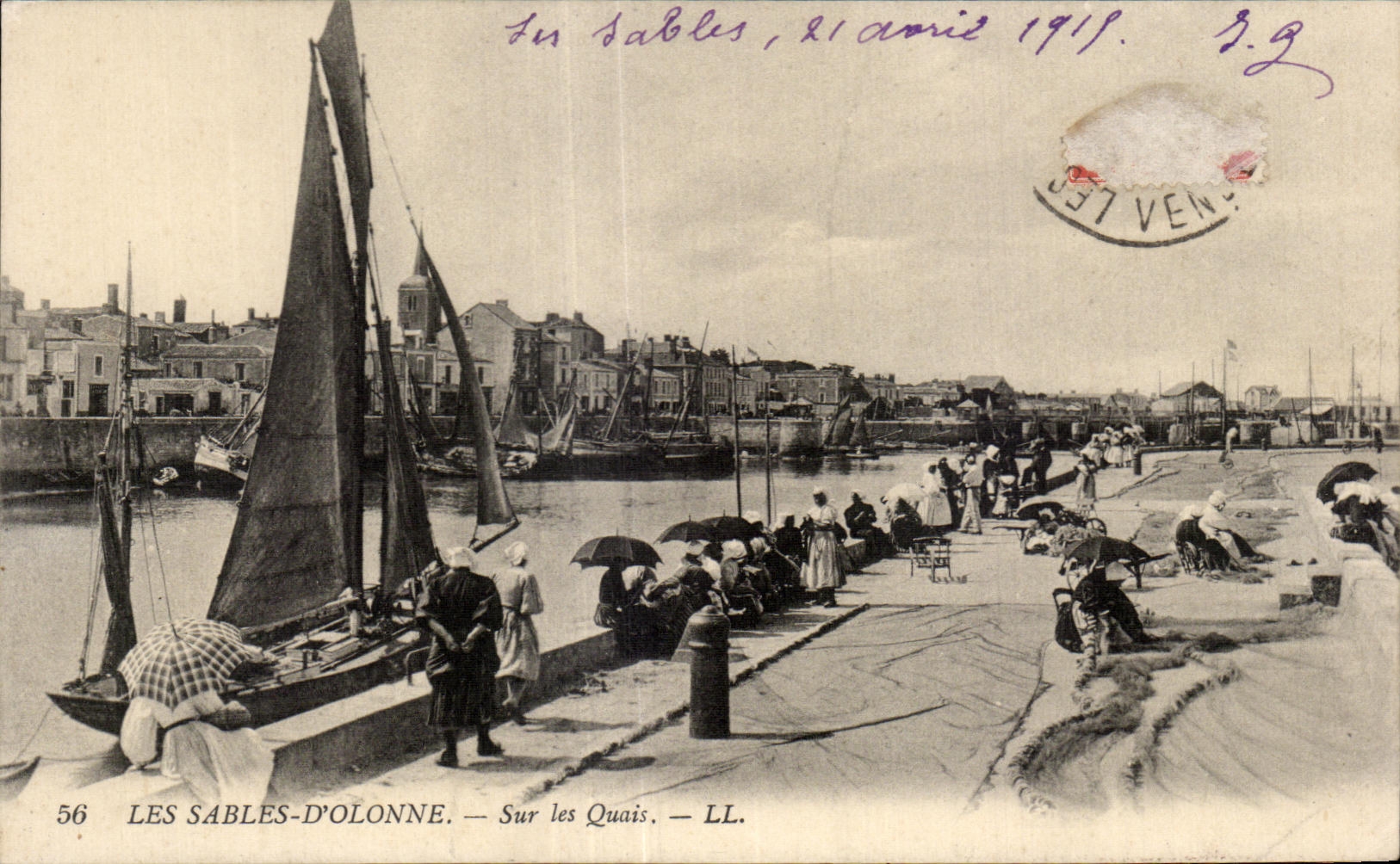 Les Sables-d'Olonne — Sur les Quais — LL. — n°56