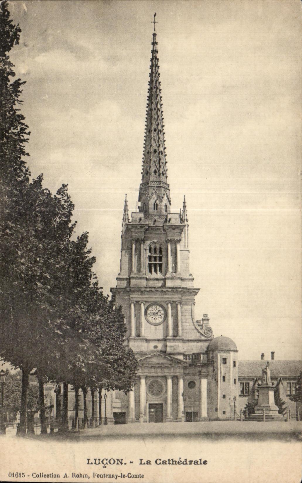 Luçon - La Cathédrale — Collection A. Robin, Fontenay-le-Comte, n° 01615