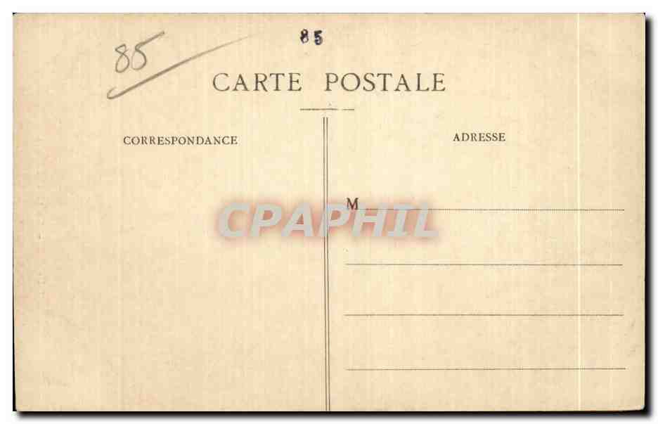 Luçon - La Cathédrale — Collection A. Robin, Fontenay-le-Comte, n° 01615 — Verso