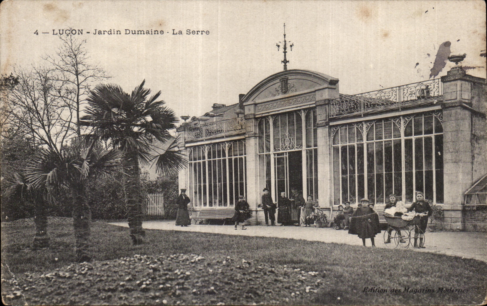 Luçon - Jardin Dumaine - La Serre — Édition des Magasins Modernes, n°4