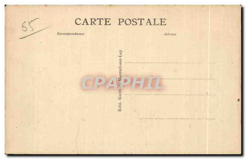 CPA Aareuil et environsau pays du granit vallee de picquet — Back