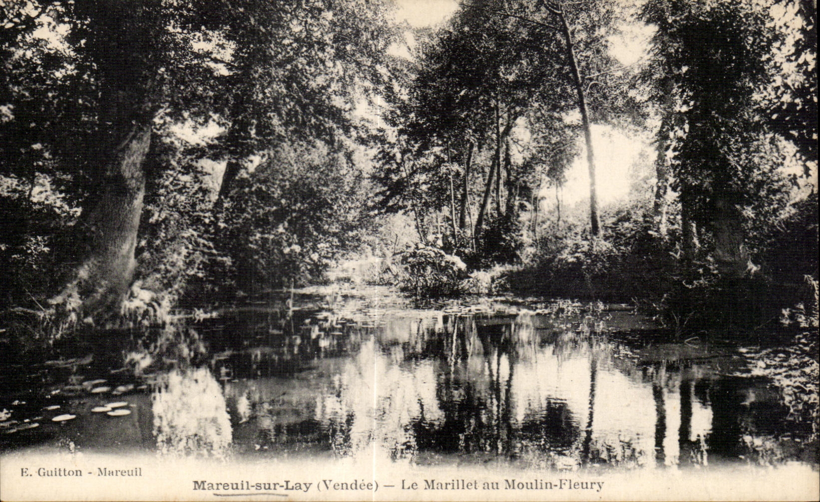 CPA Mareuil sur Lay Le marillet au moulin fleury