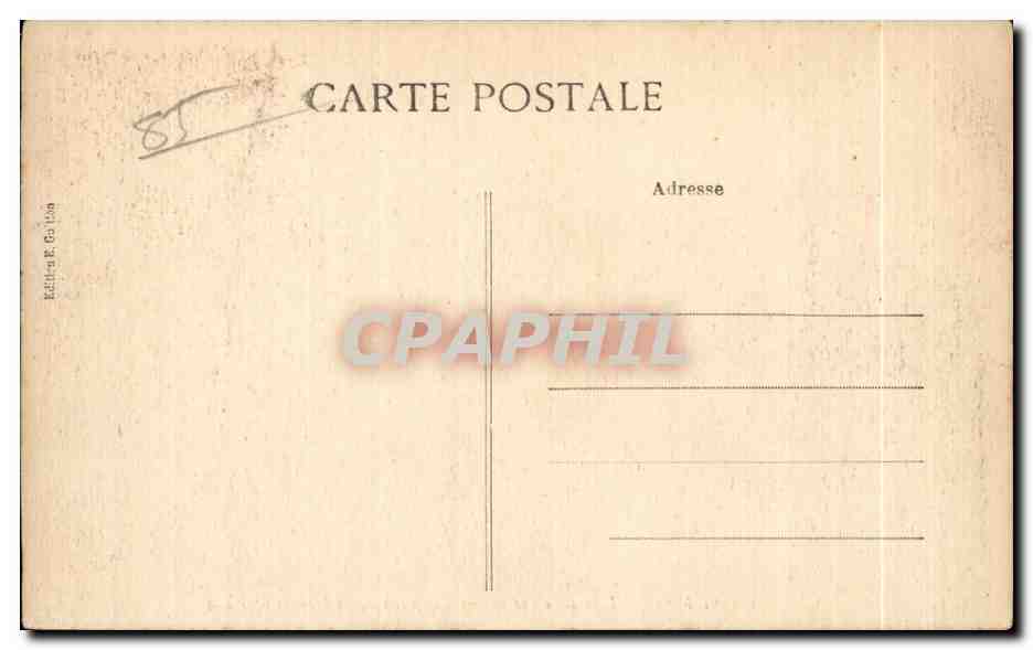 CPA Mareuil et ses alentours les pittoresques rochers de l Yon — Back