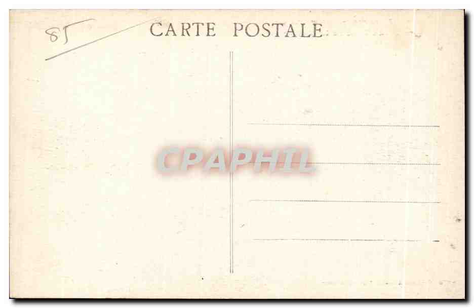 La Forêt de MERVENT (Vendée) — Le Vieux Pont de la Vallée — éditeur non identifié, n° de série 85 — Verso
