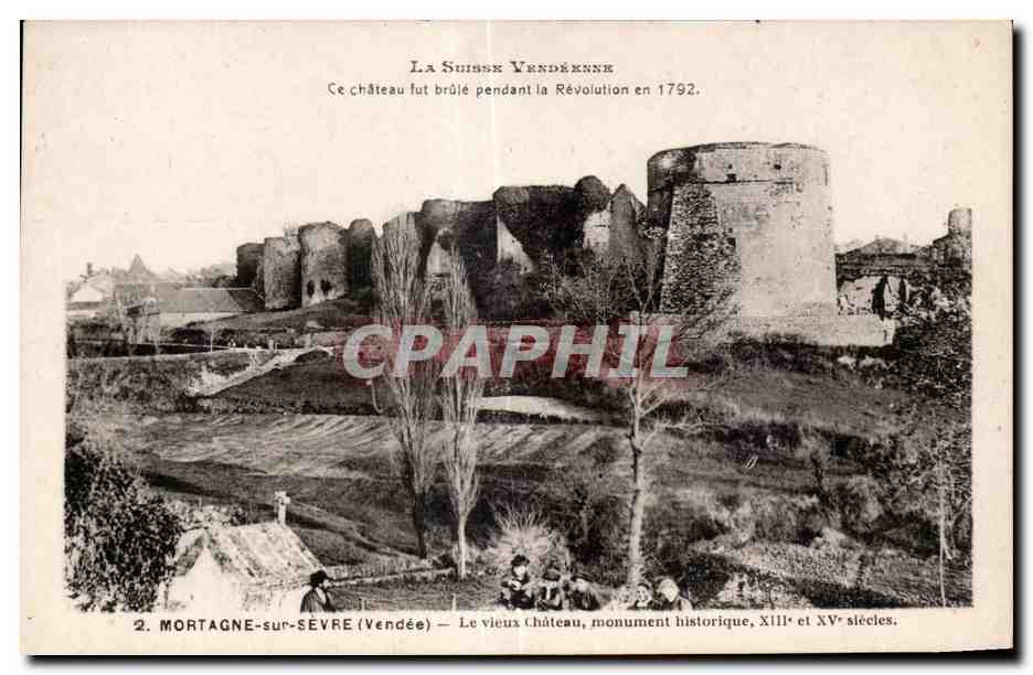 CPA Mortagne sur Sevre Le vieux chateau