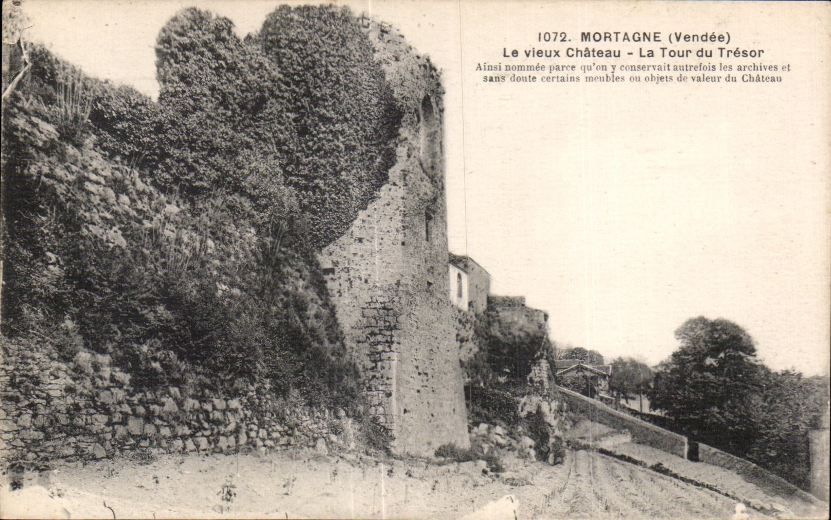 CPA Mortagne (Vendee) Le vieux Chateau La Tour du Tresor 