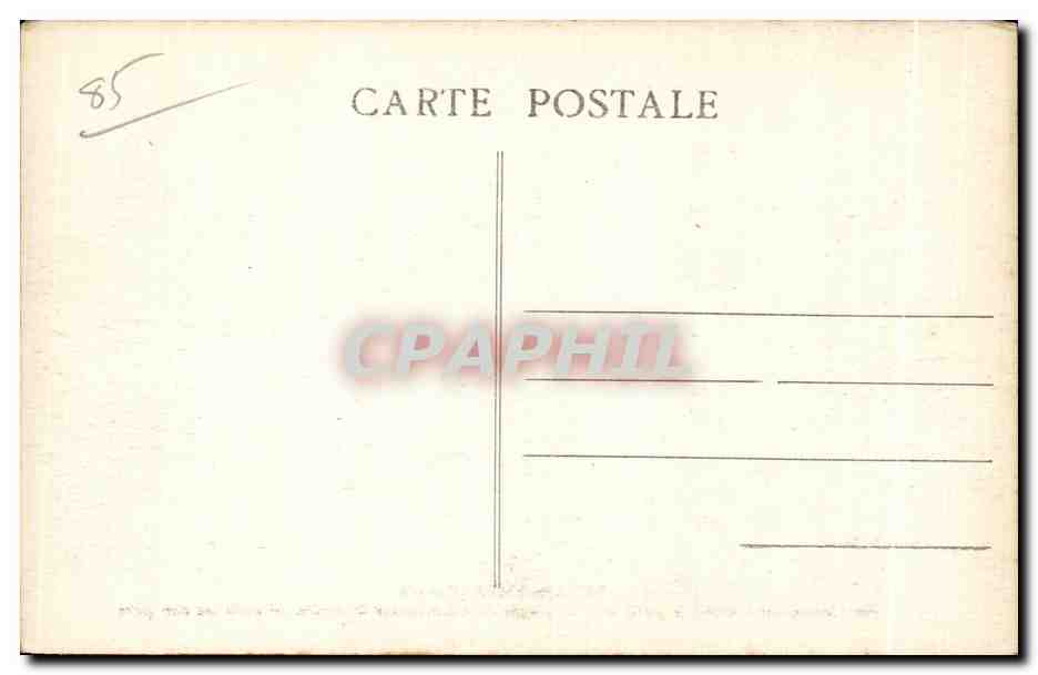 CPA Mouchamps (Vendee) Au Colombier Sous le petit bois la tombe de Clemenceau a droife et celle de son pere — Rückseite