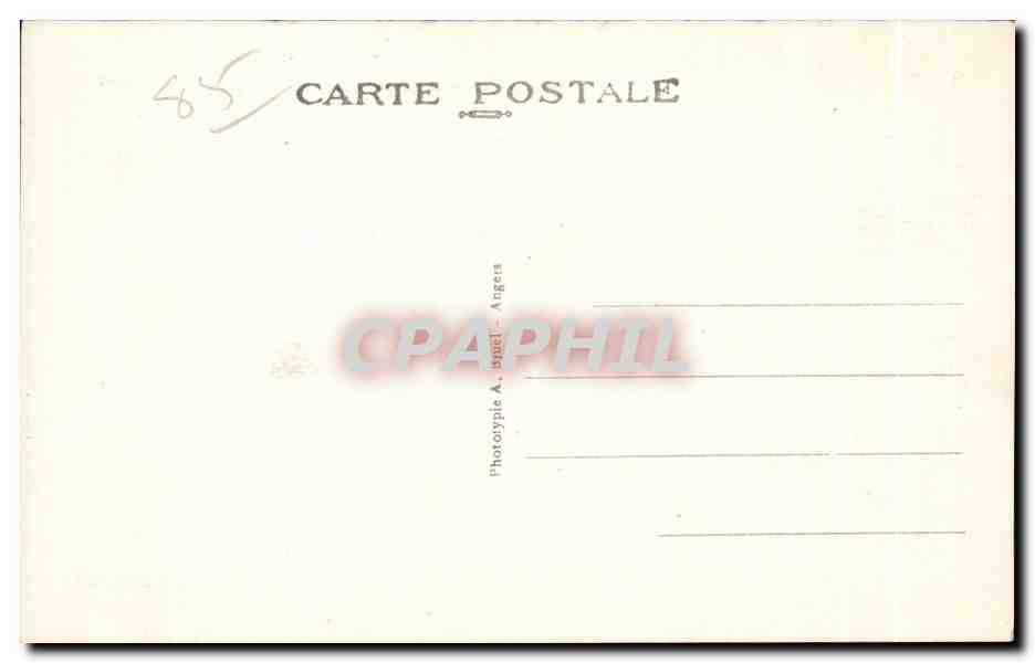 CPA Croix de Vie (Vendee) La Chaire monumentale de I Eglise — Verso