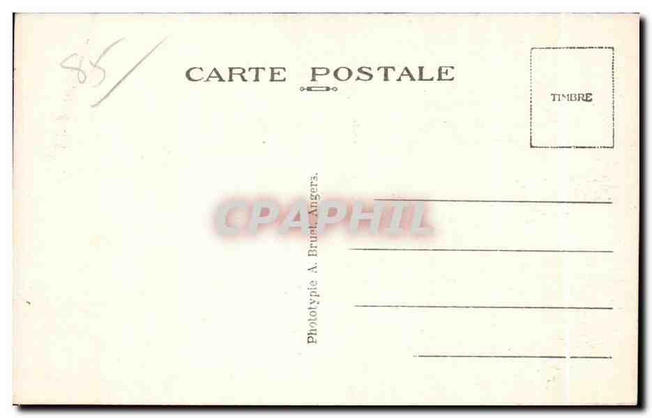 Croix-de-Vie (Vendée) — La Pequeña Sablaise — A. B. — Reverso