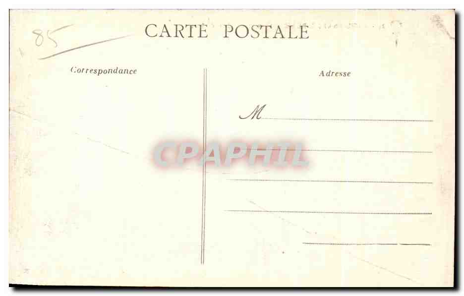 CPA St gilles crcux de vle le pert au clair de lune — Verso