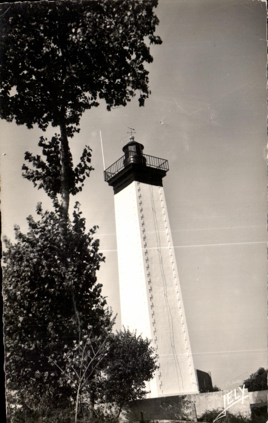 CPA Croix de vle vendee Phare Lighthouse