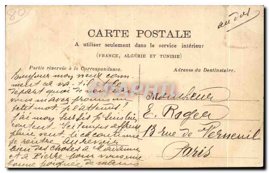 CPA Onival Vue generale prise du phare — Rückseite