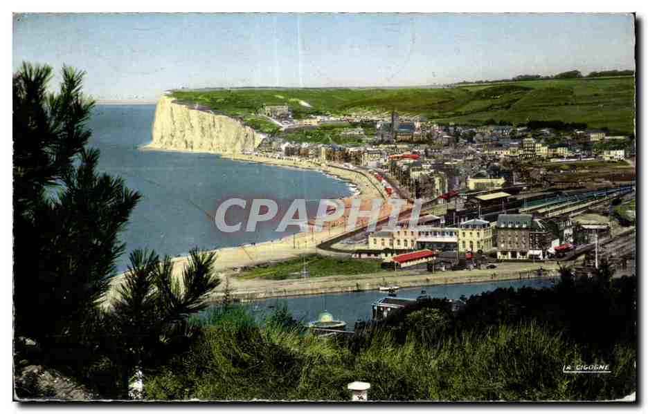 CPA Mers Les Bains Somme Vue generale prise du Treport