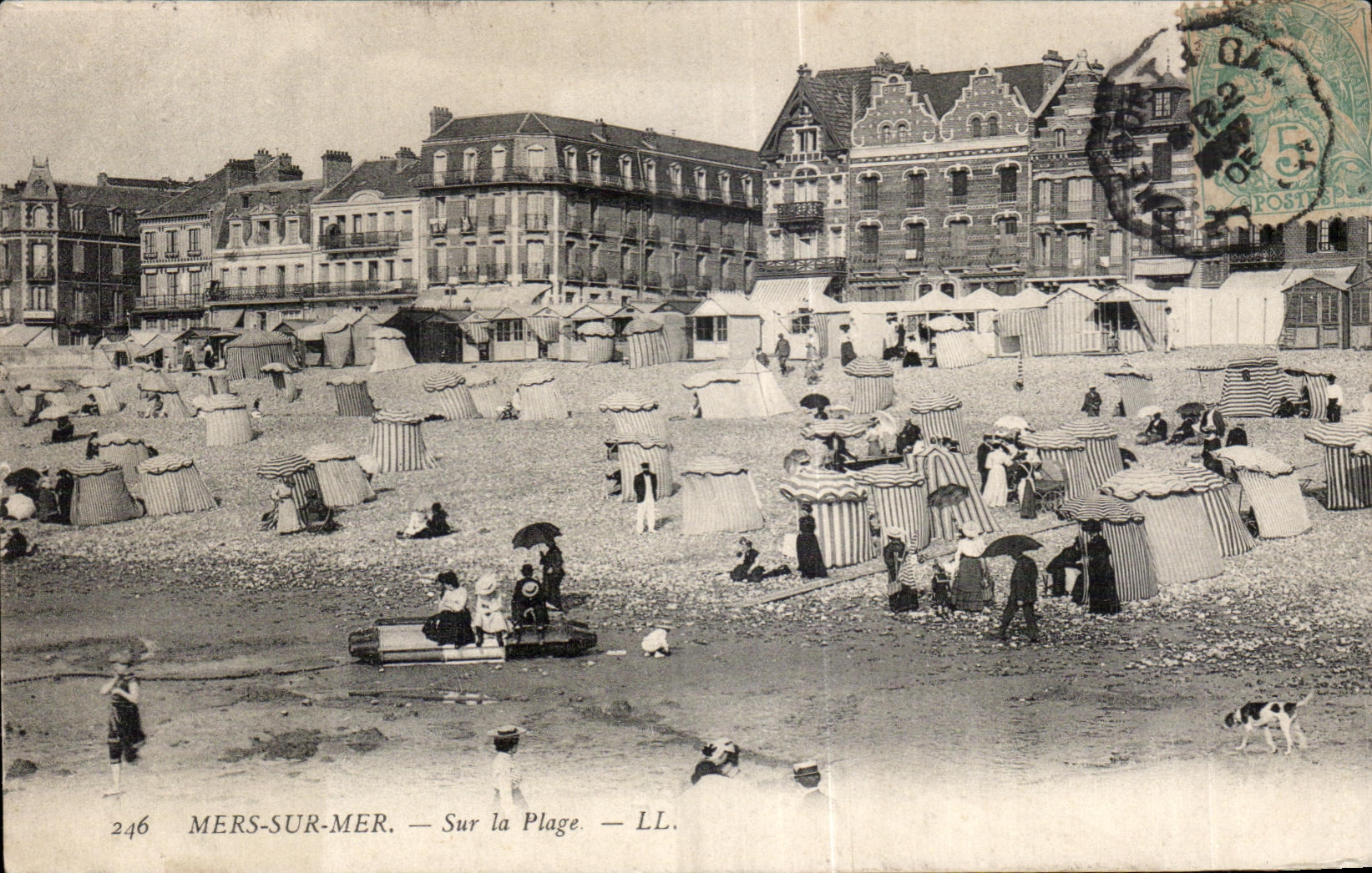 CPA Mers sur Mers sur la Plage