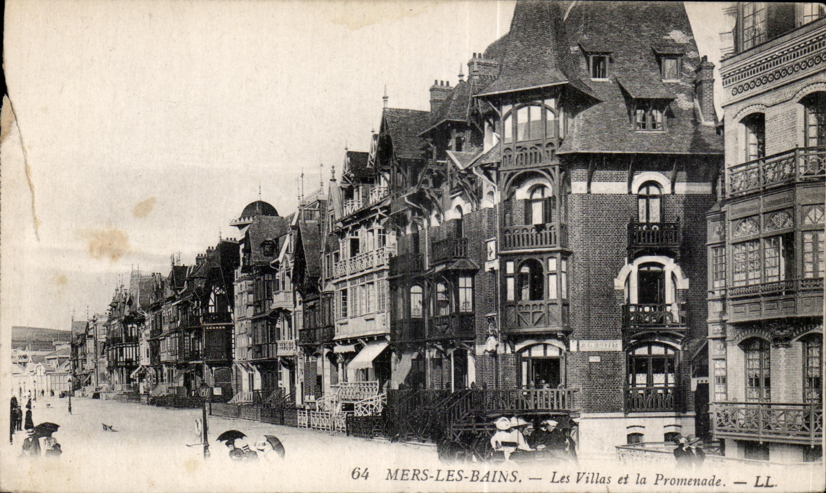 CPA Mers les Bains les Villas et la Promenade