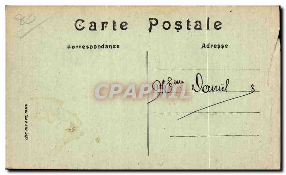 CPA Mers les Bains les Villas et la Promenade — Rückseite