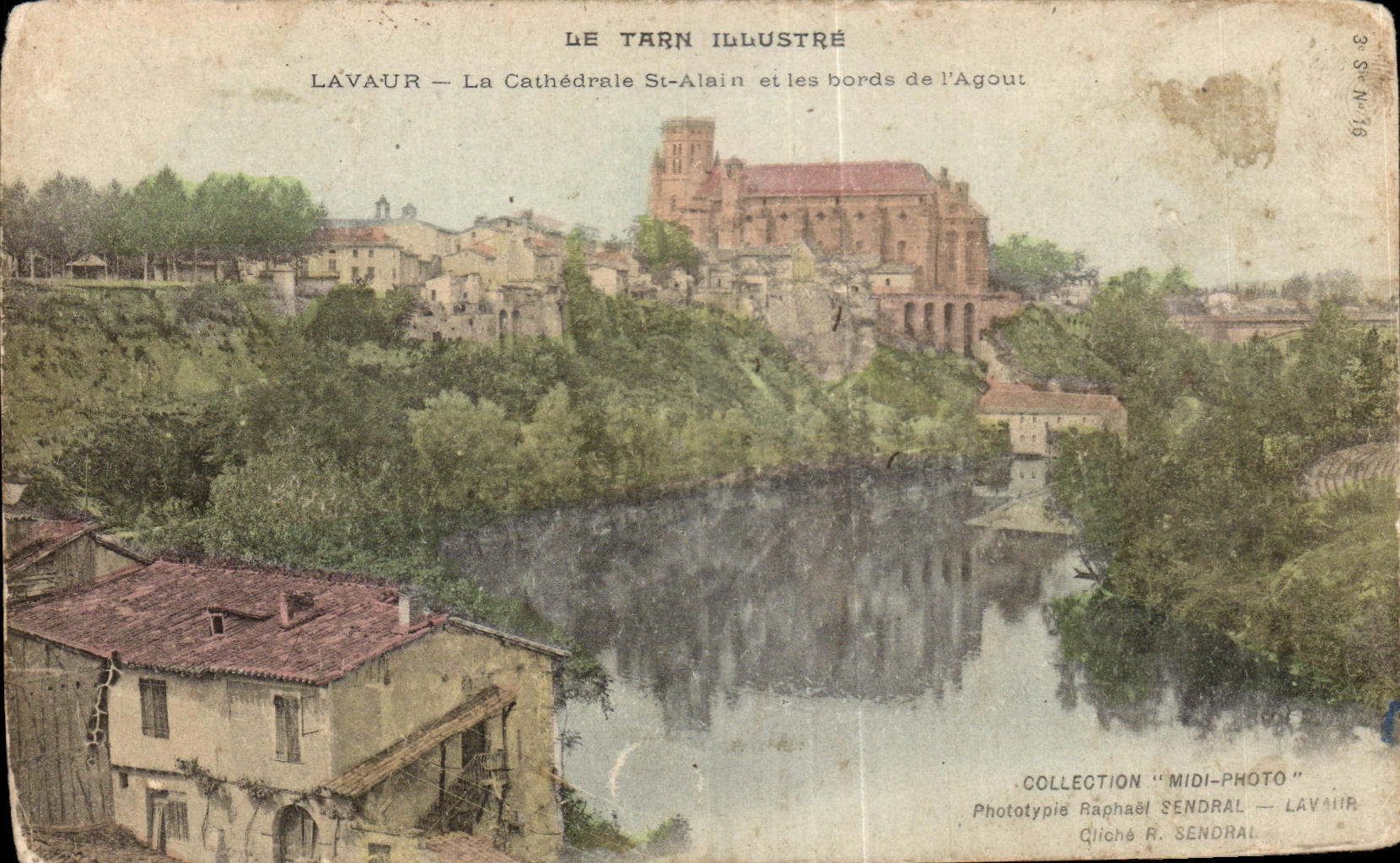 CPA le Tarn illustre Lavaur la Cathedrale St Alain