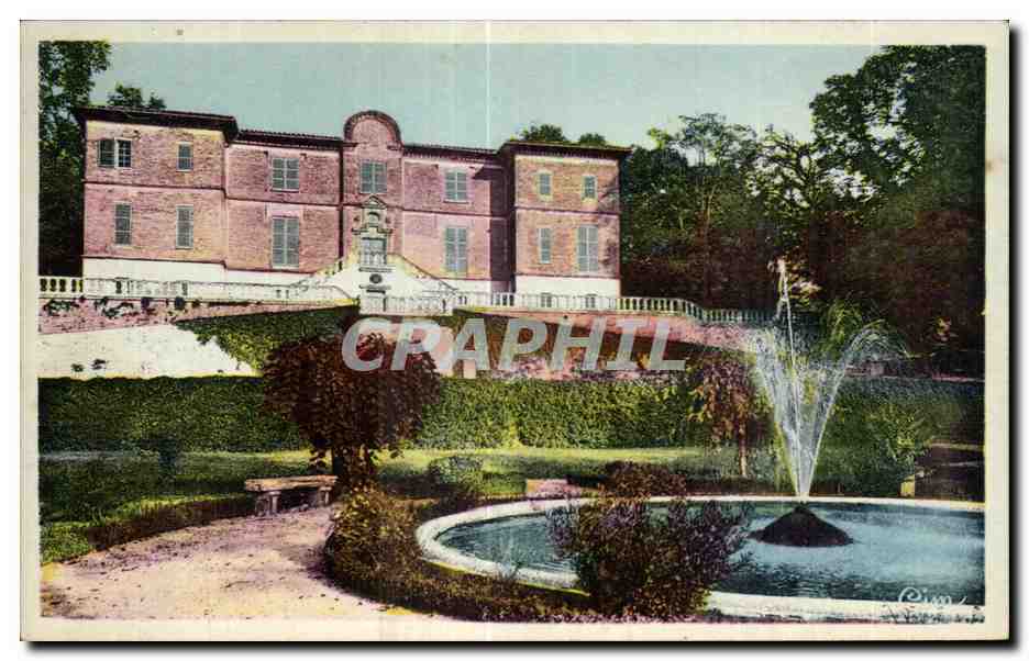 CPA Gaillac Tarn Parc d Huteau Le Chateau