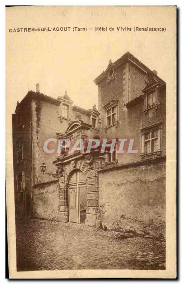 CPA Castres sur l Agout Tarn Hotel de Vivies