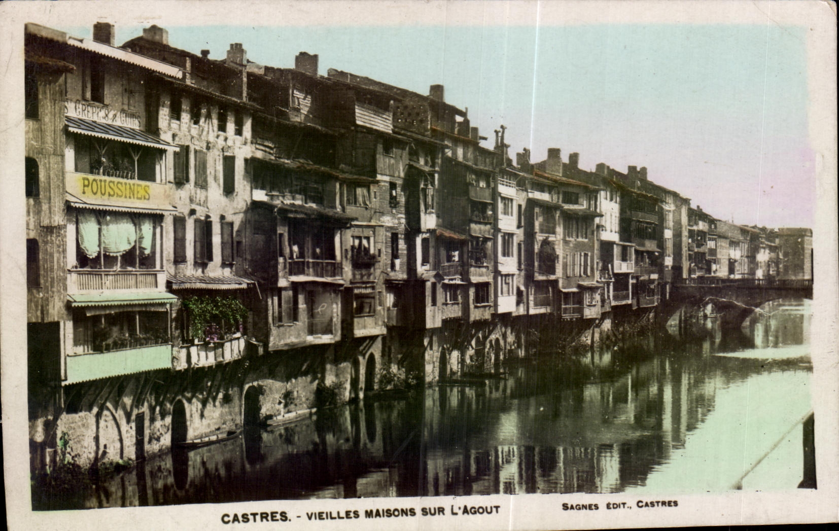CPA Castres Vielles Maisons sur l Agout