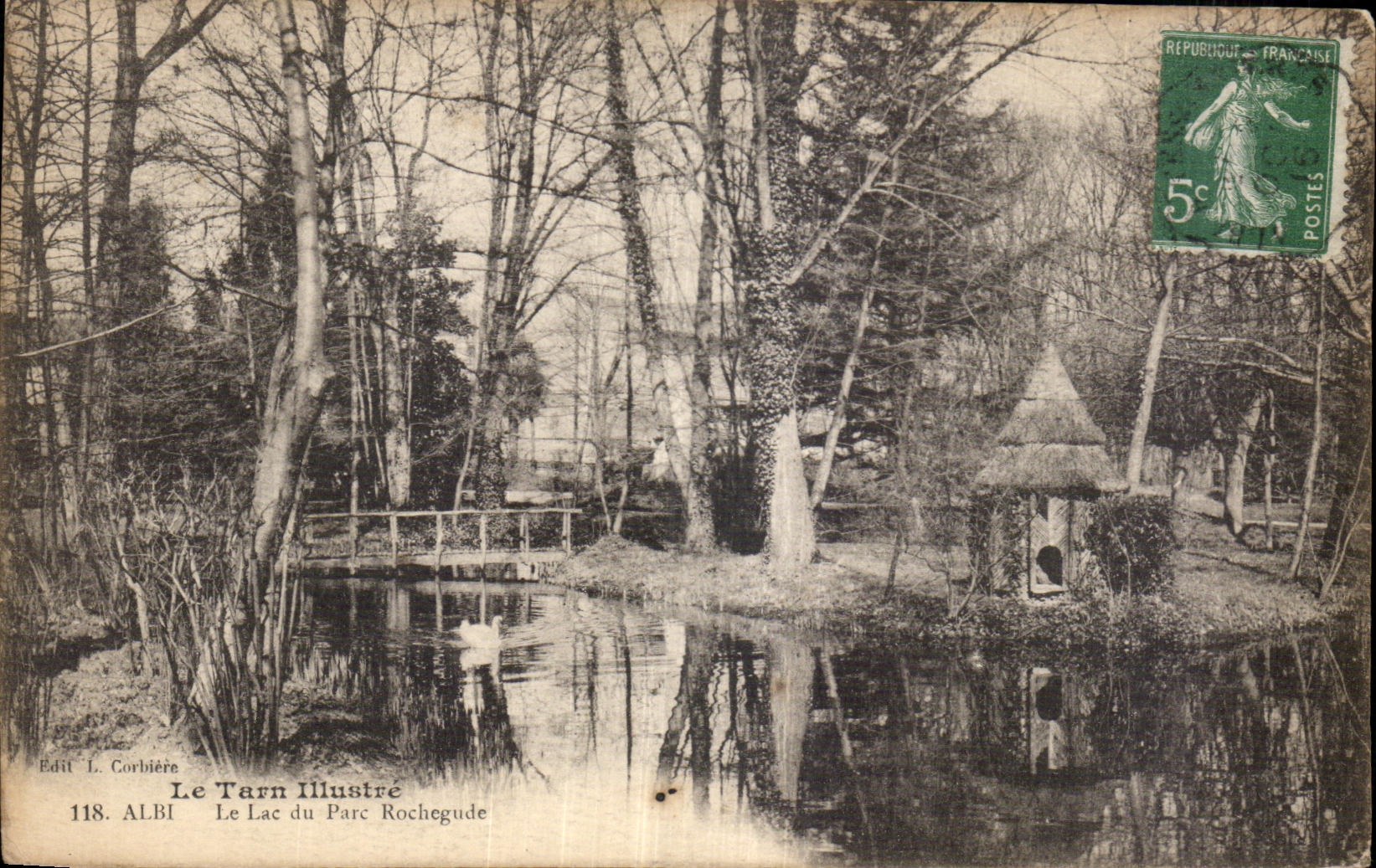 CPA Le Tarn Illustre Le Lac Parc Rochegude