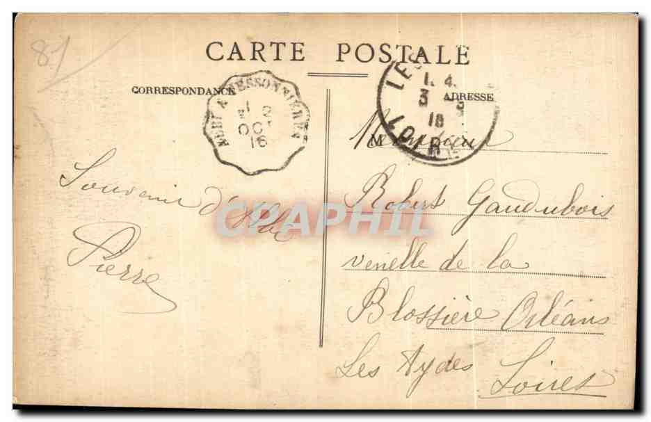 CPA Le Tarn Illustre Le Lac Parc Rochegude — Rückseite