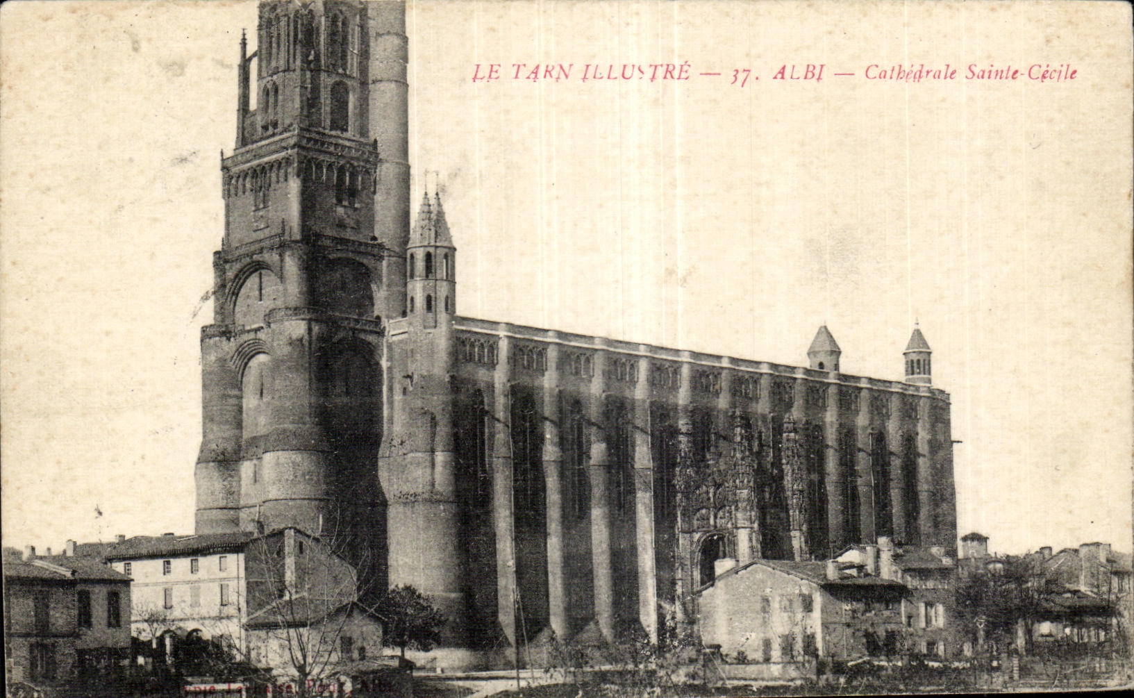 CPA Le Tarn Illustre Albi Cathedrale Sainte Cecile