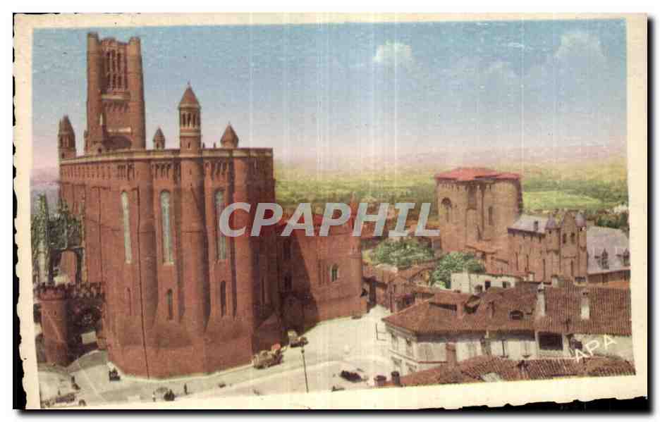 Albi — Kathedrale Sainte-Cécile und ehemaliger Archiepiskopaler Palast (Museum) — Les Cartes A.P.A. POUX
