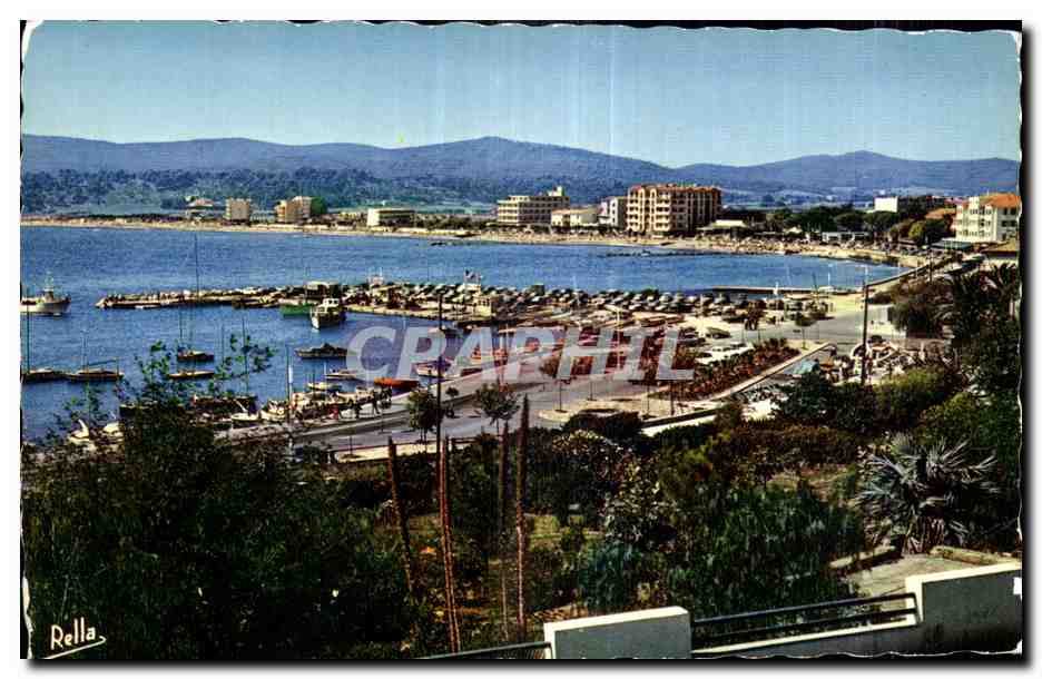 Le Lavandou — Un coin du port et la promenade — Éditions Rella