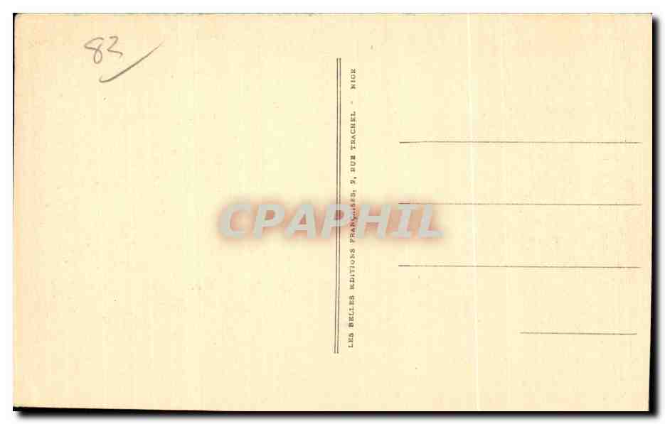 CPA Grand Seminare Aubert de la Castille La Crau Var — Rückseite