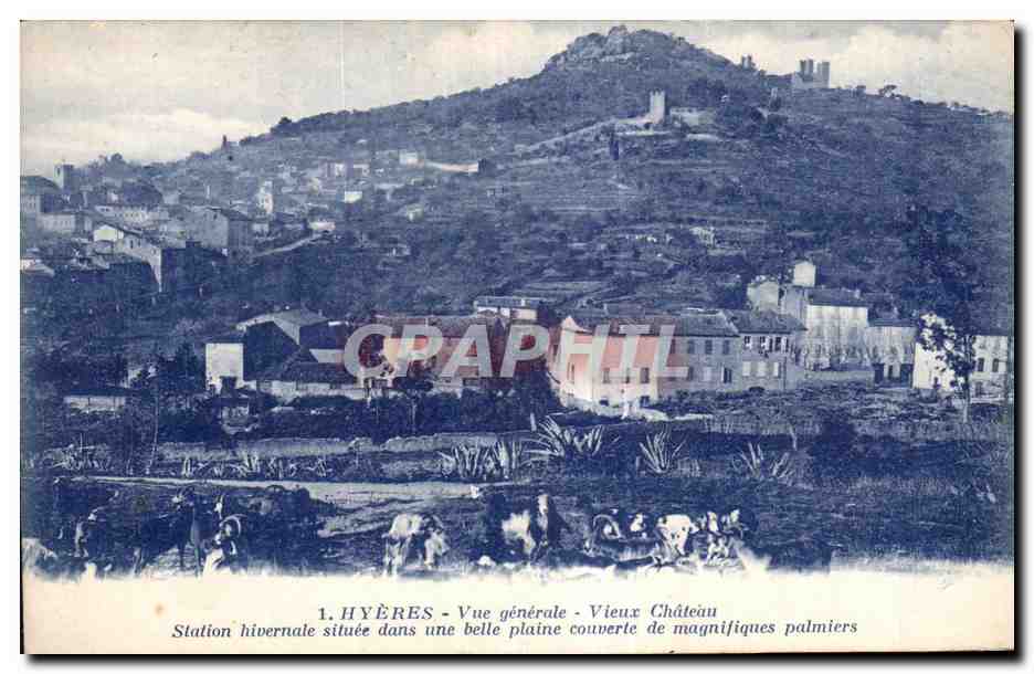 Hyères - Vue générale - Vieux Château