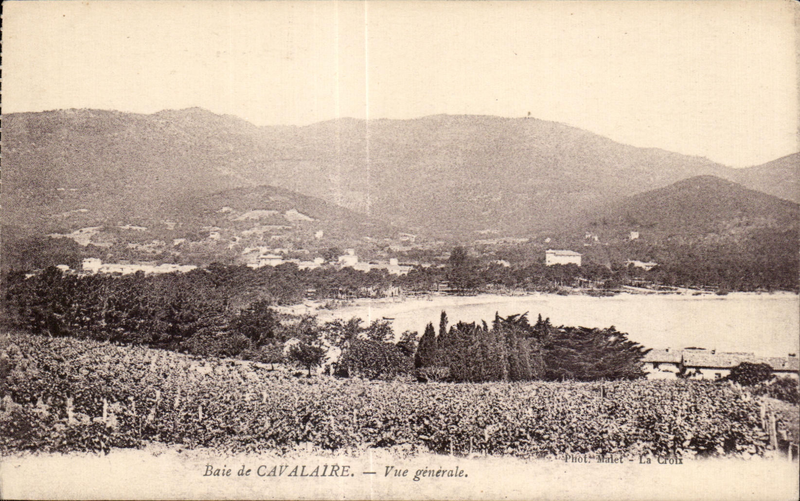 CPA Baie de Cavalaire Vue generale