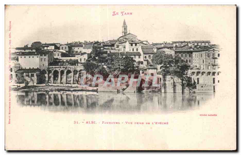 CPA Albi Faubourg Vue Prise De