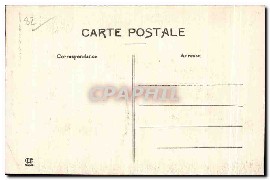 CPA Tarn Et Garonne Moissac Ner De L Eglise St Pierre  — Rückseite