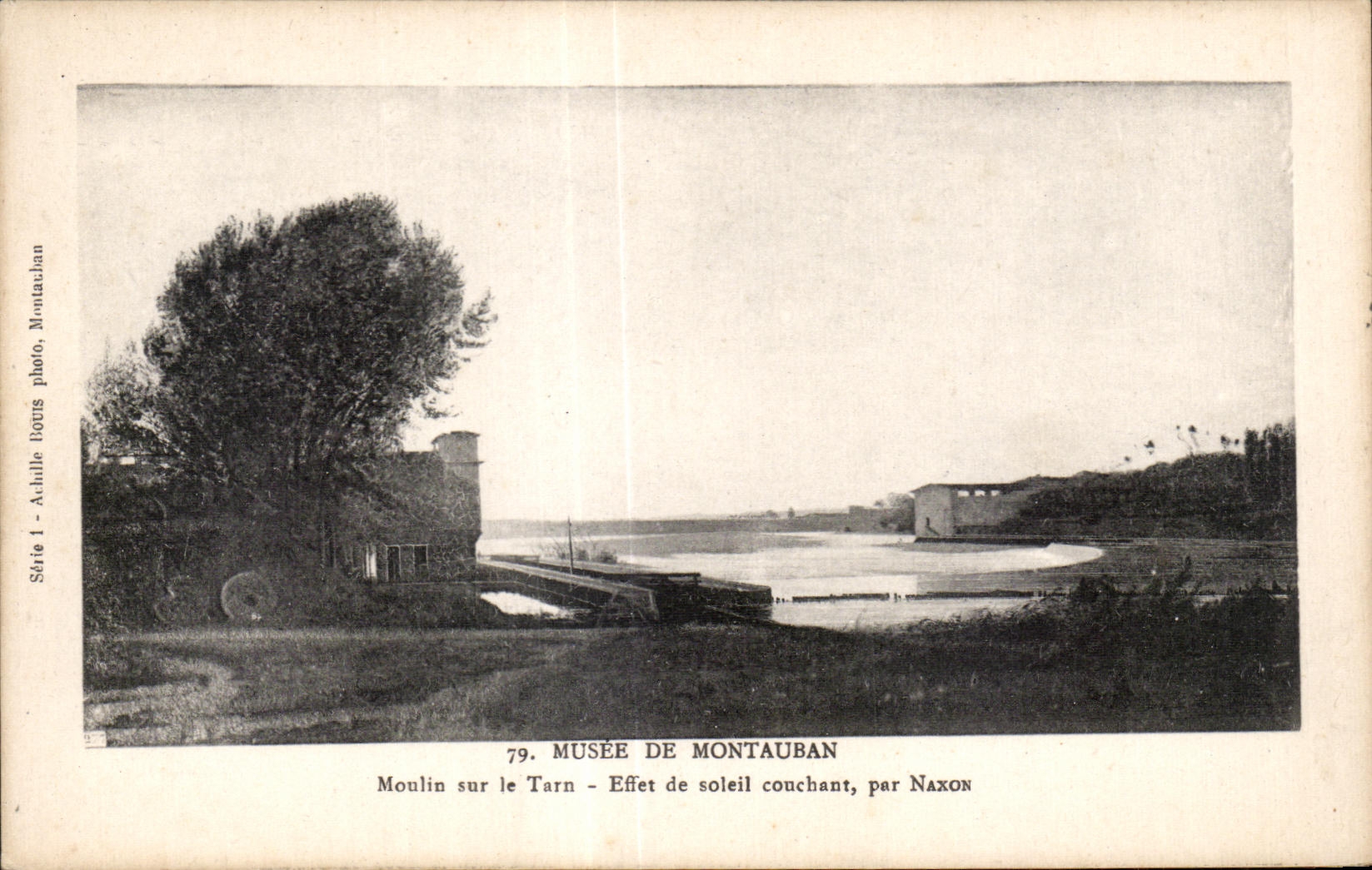 Moulin sur le Tarn - Sonnenuntergangseffekt, von Naxon — Serie 1, Musée de Montauban