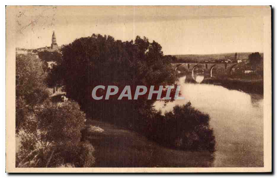 Montauban (Tarn-et-Garonne) — Vue générale sur le Tarn et Sapiac — Imo. Régionale, Toulouse
