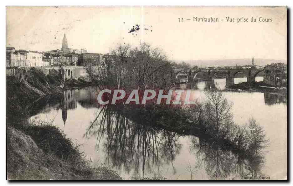 Montauban — Vue prise du Cours — Photo G. Gimpel