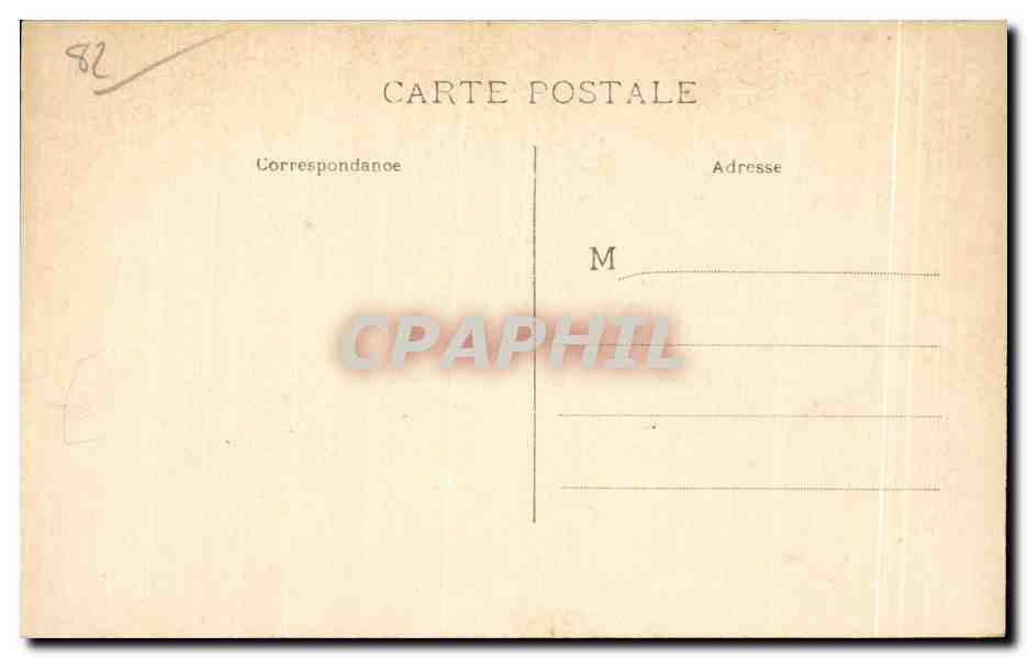 Montauban — Promenade Basse — Edit. G. V. — Verso