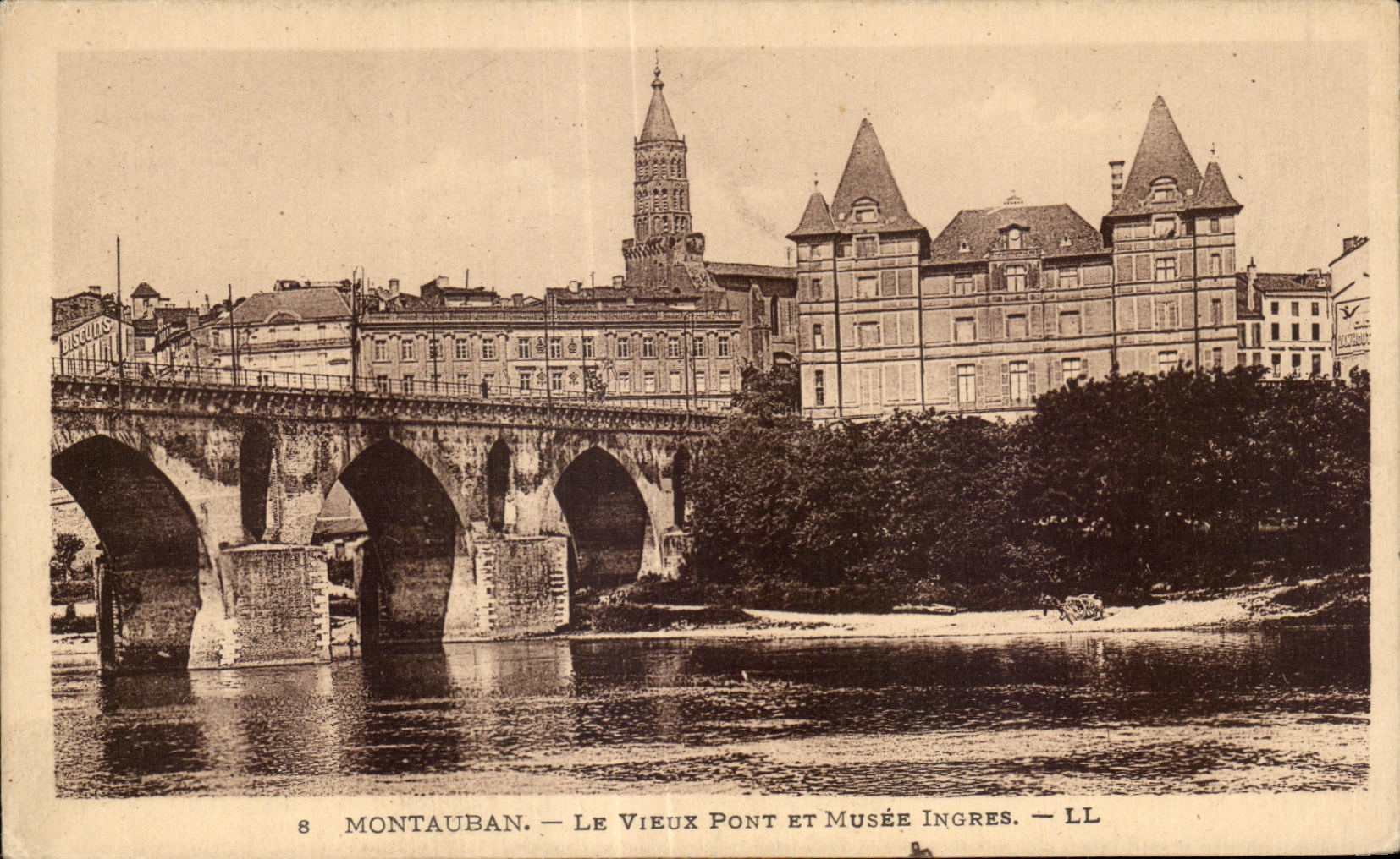 CPA Montauban Le Vieux Pont et Musee Ingres