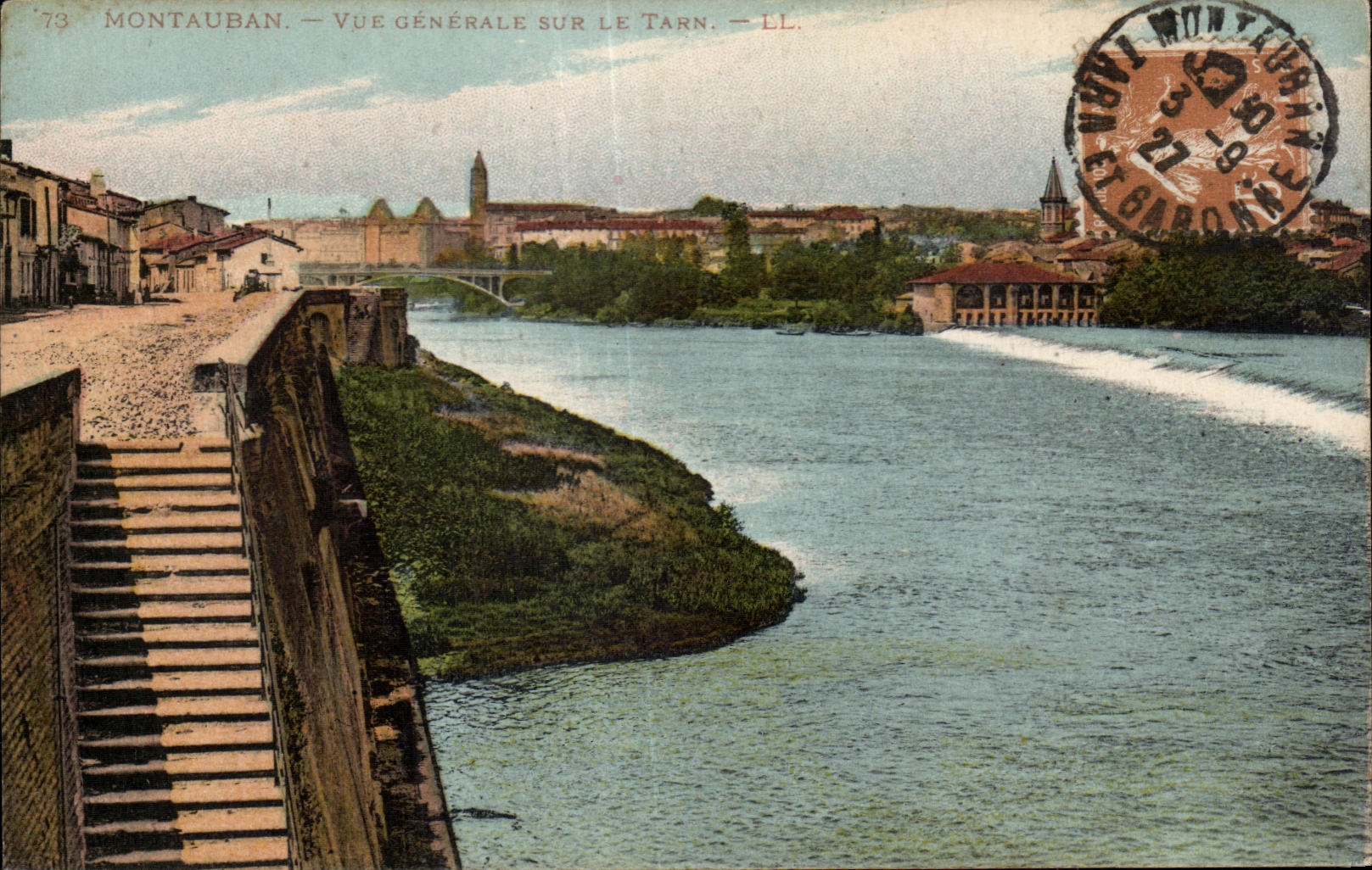 Montauban — Vue générale sur le Tarn — LL.