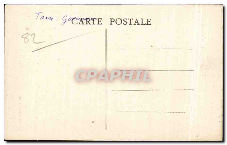 Montauban — Die Kathedrale — Verleger Tarn. Gacconne, Nr. 82 — Rückseite